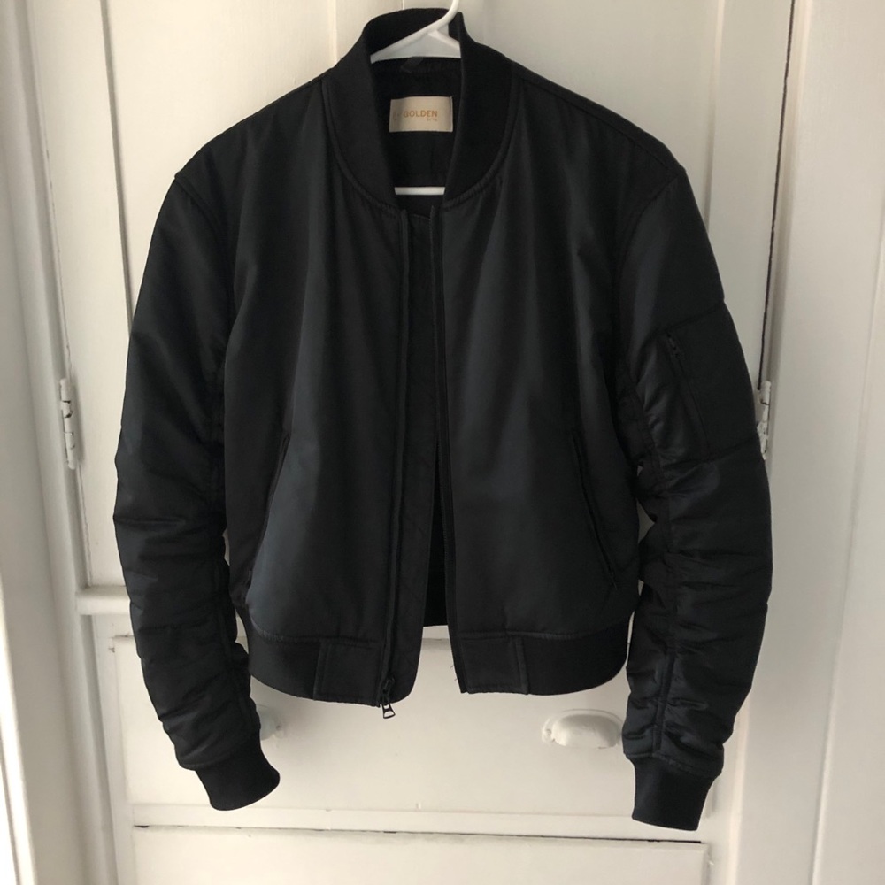 Aritzia Black Bomber Jacket